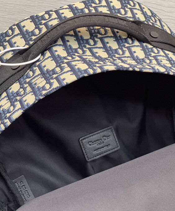 Christian Dior Diortravel Backpack Dark Blue